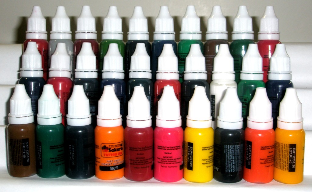 HIGH QUALITY TATTOO INK PIGMENT 30 Colors 15ml 1/2oz